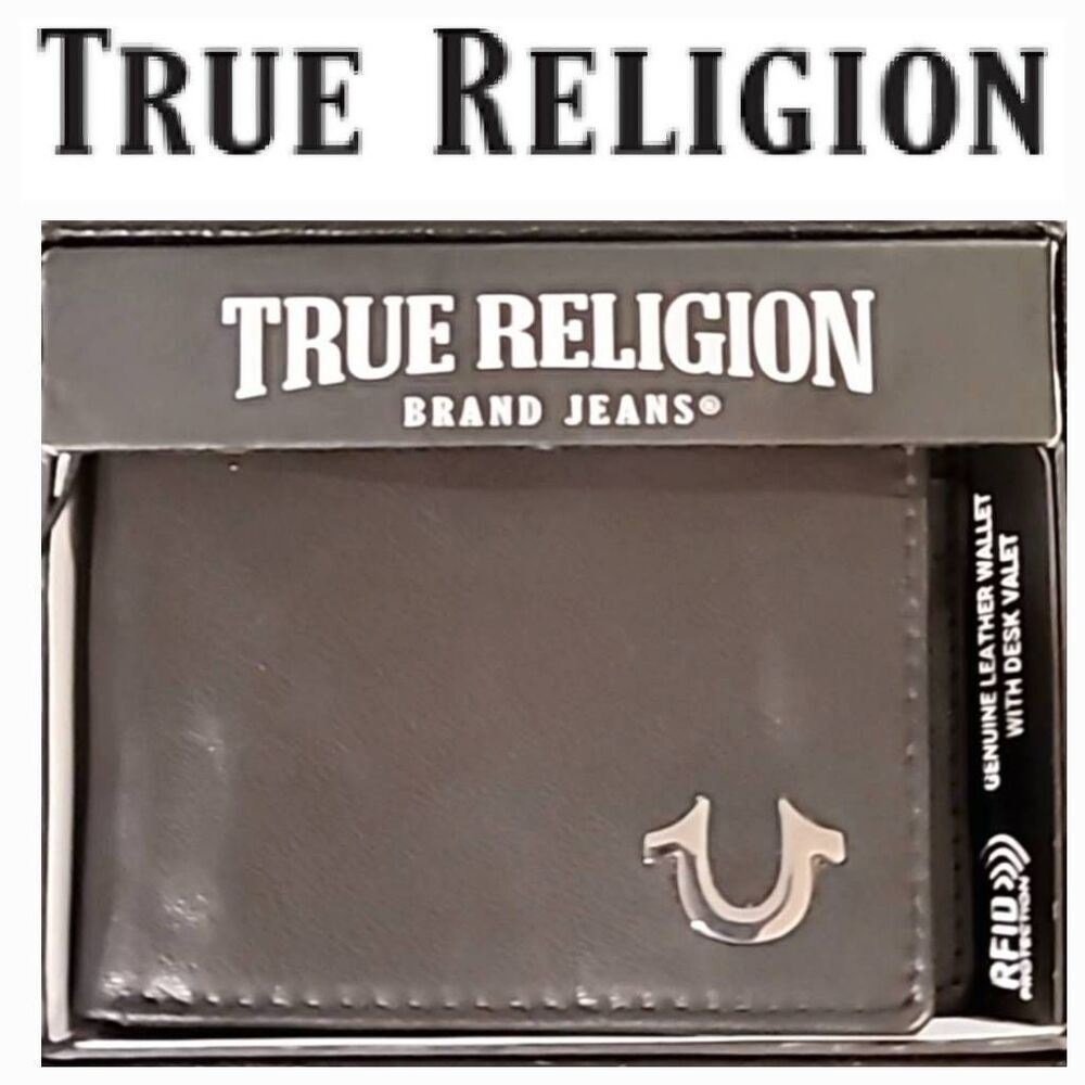 True Religion Spry 22 Trifold RFID Wallet
